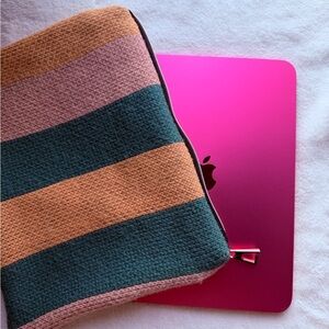 One-of-a-kind padded iPad Sleeve - Upcycled Fabric